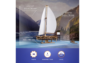 The Ocean Beauty Yacht model kit